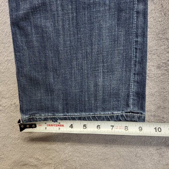 BKE Jeans Mens 36R 36x31 Derek Bootcut Stretch Denim Whiskered Western Casual - Picture 8 of 12